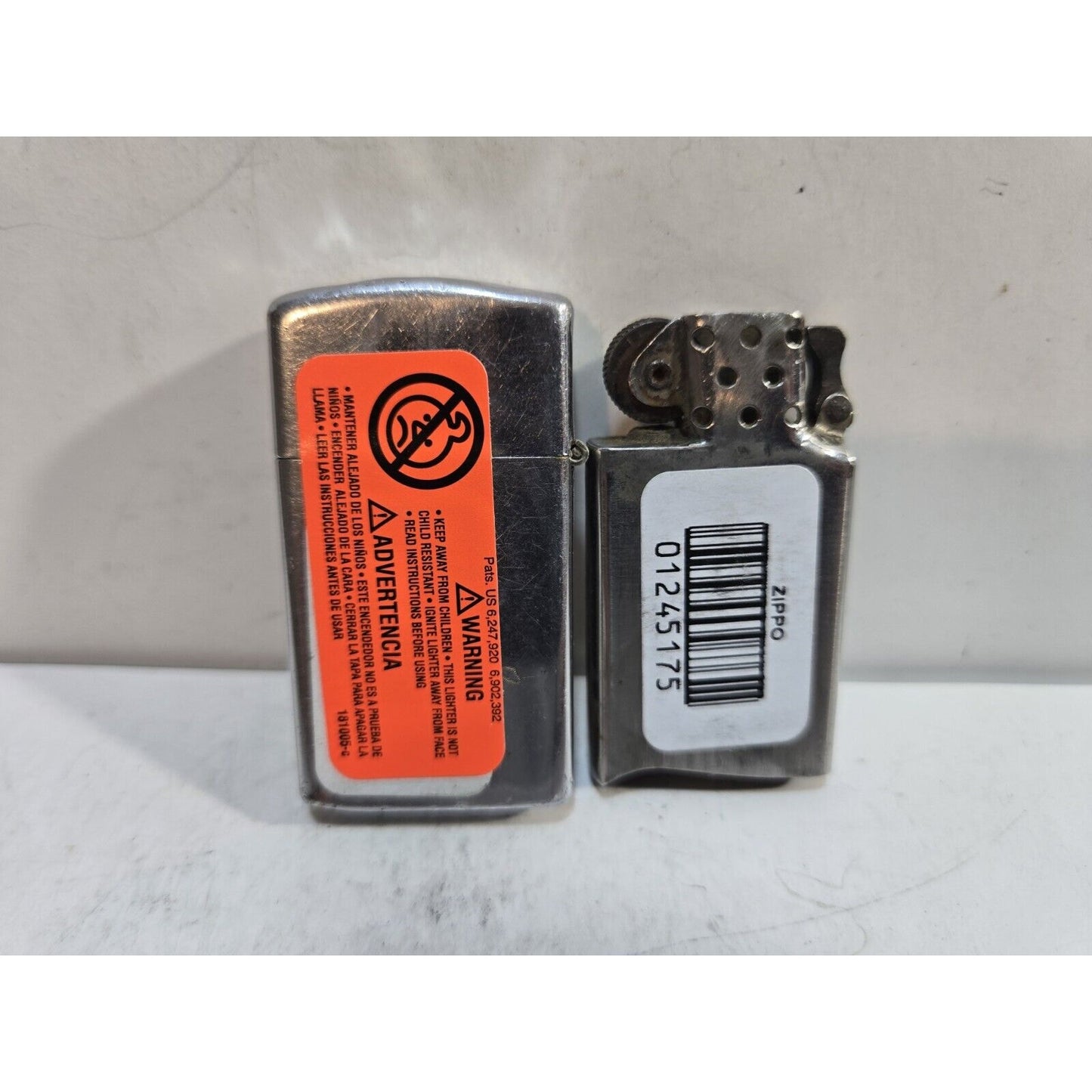 Working Vintage 1975 Zippo Lighter U.S.S. Miller DE-1091 Navy Ship 7641/33