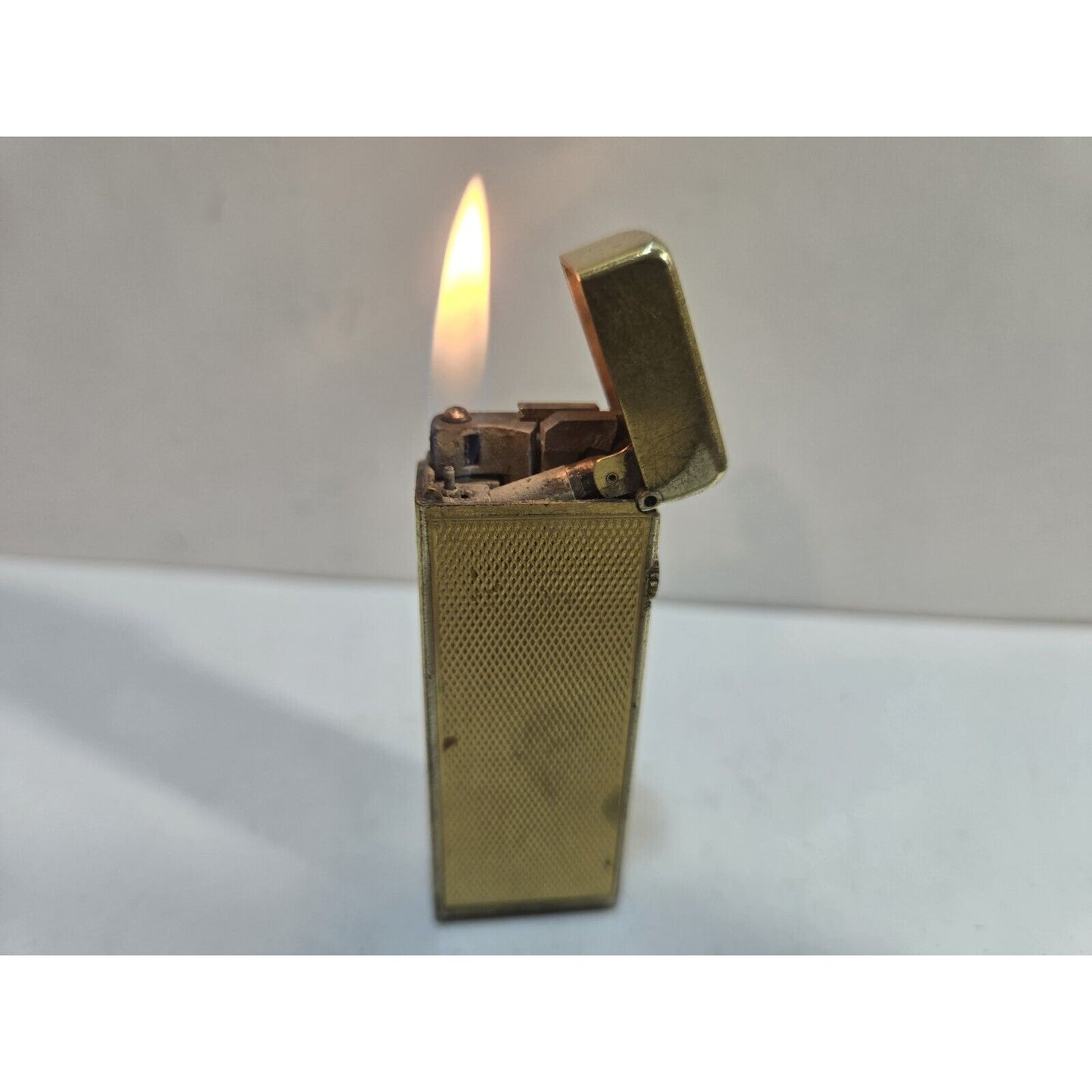 Working Vintage DUNHILL Rollagas Lighter Gold Tone SWISS MADE, 6871/37