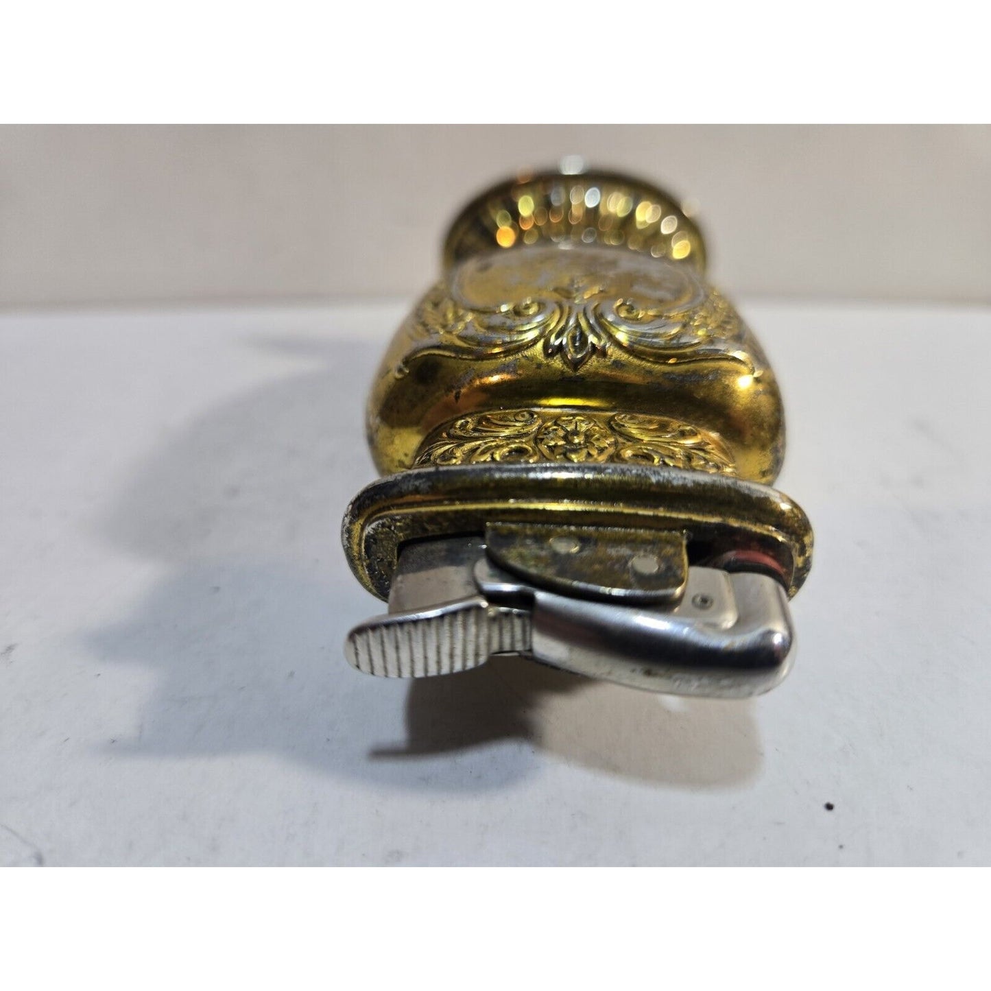 Vintage Working Good Tone EVANS Table Lighter / USA 7680/13