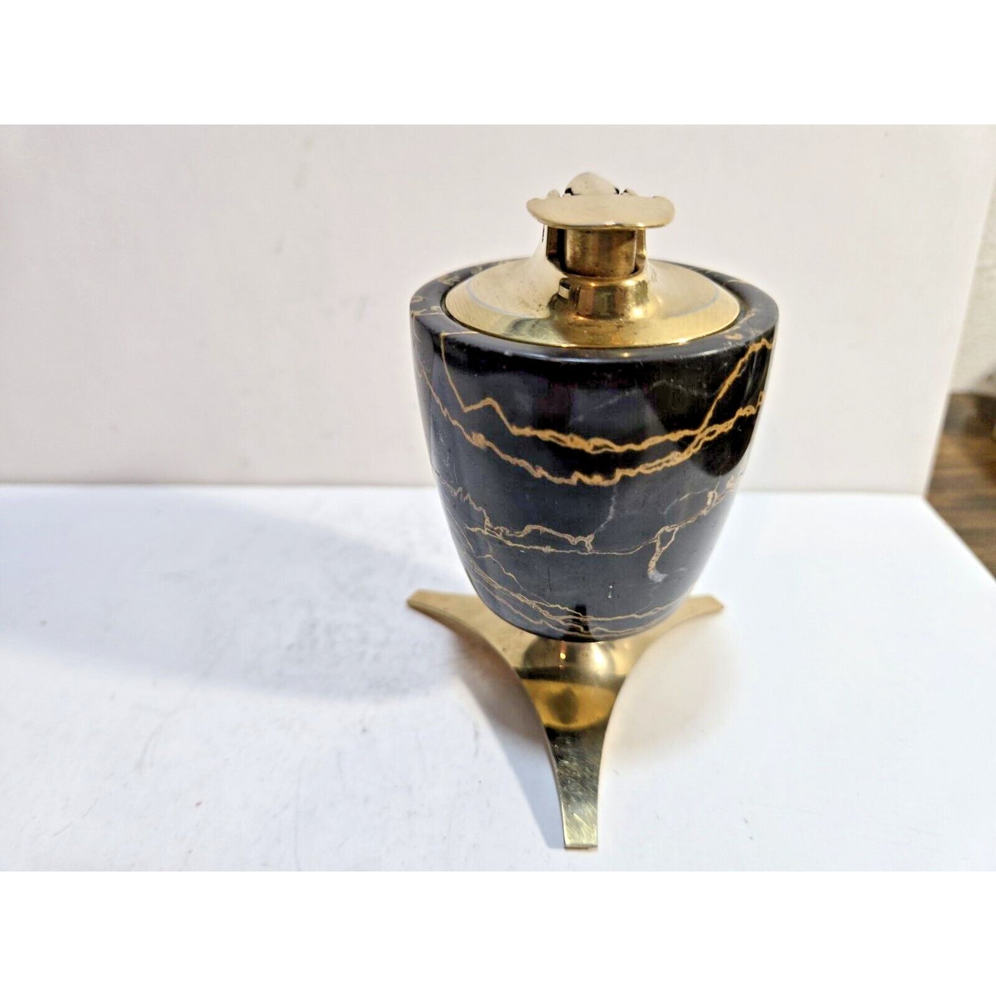 Working Vintage Ronson Marble Table Top Varaflame Valiant 6806/13