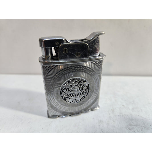 VINTAGE Evans Working Cigarette Trig A Lite Lighter Silver Tone 7844/34
