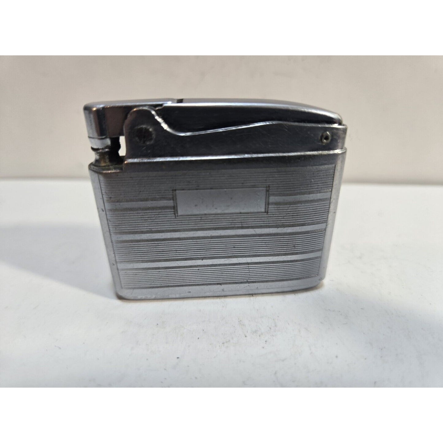 Vintage Working Ronson ADONIS Silver Tone Lighter 6873/26