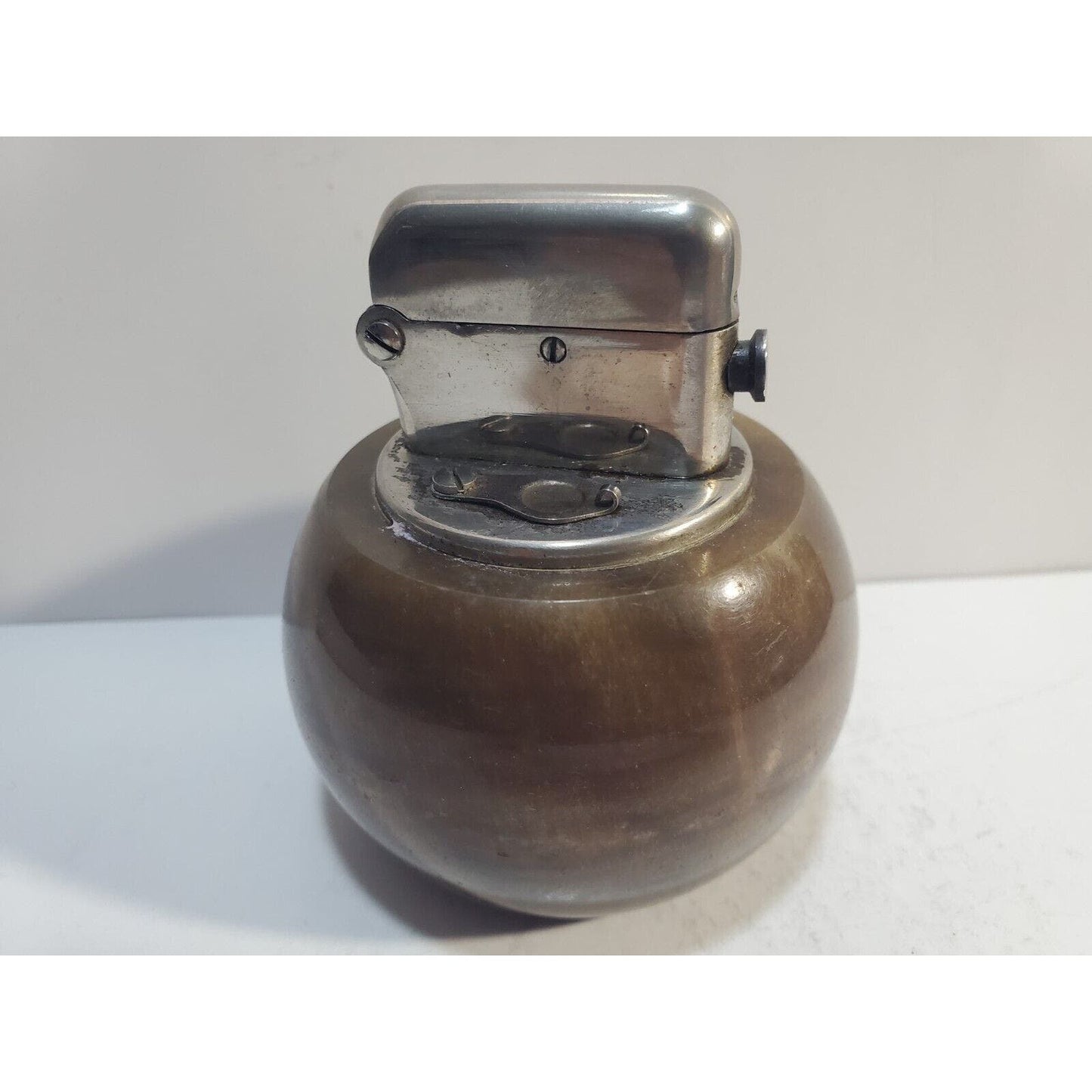 Working Vintage Thorens Marble Base Table Lighter Double Claw 6773/40