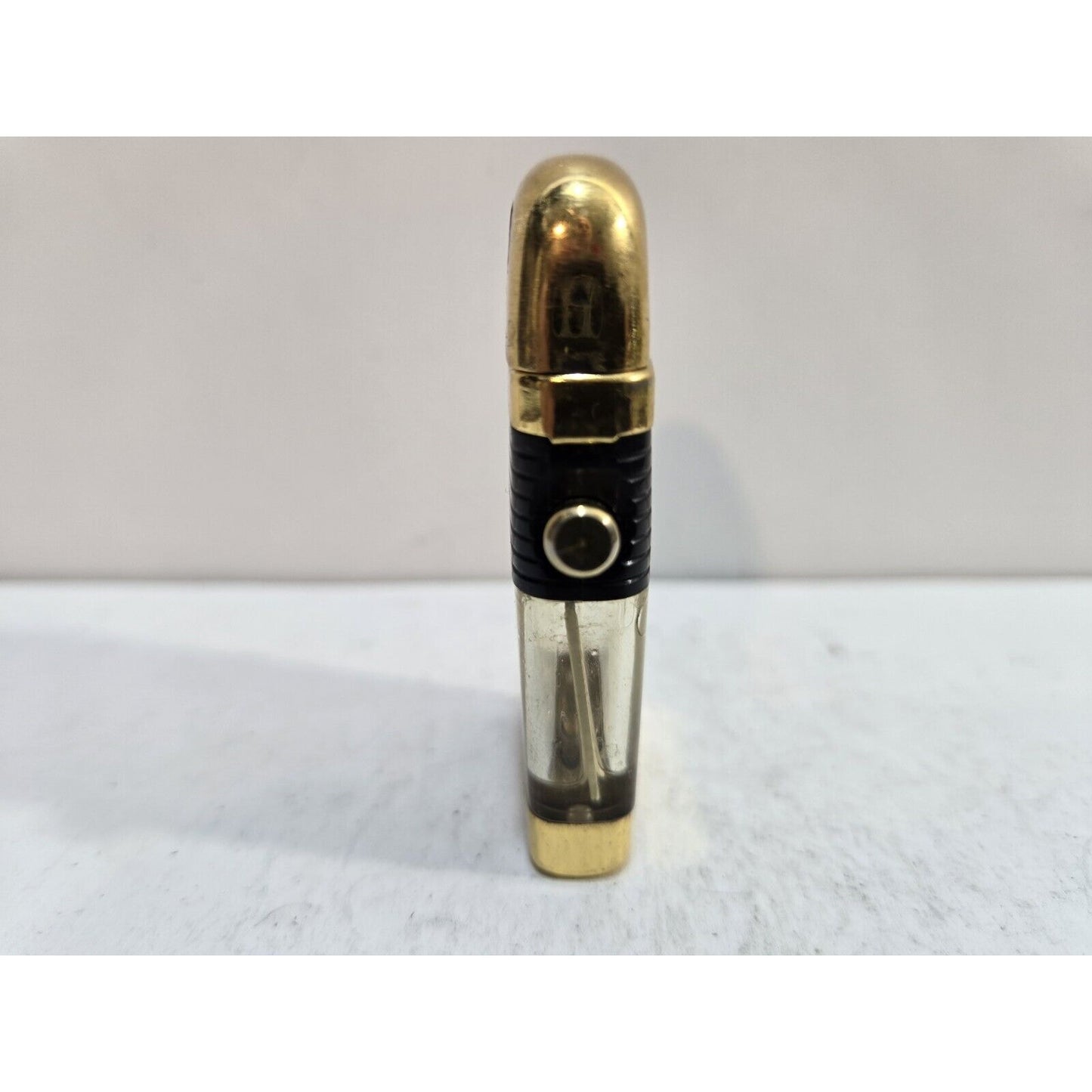 Working Vintage Trojan Spartan Centurion Helmet Scripto Vu Lighter 7129/29