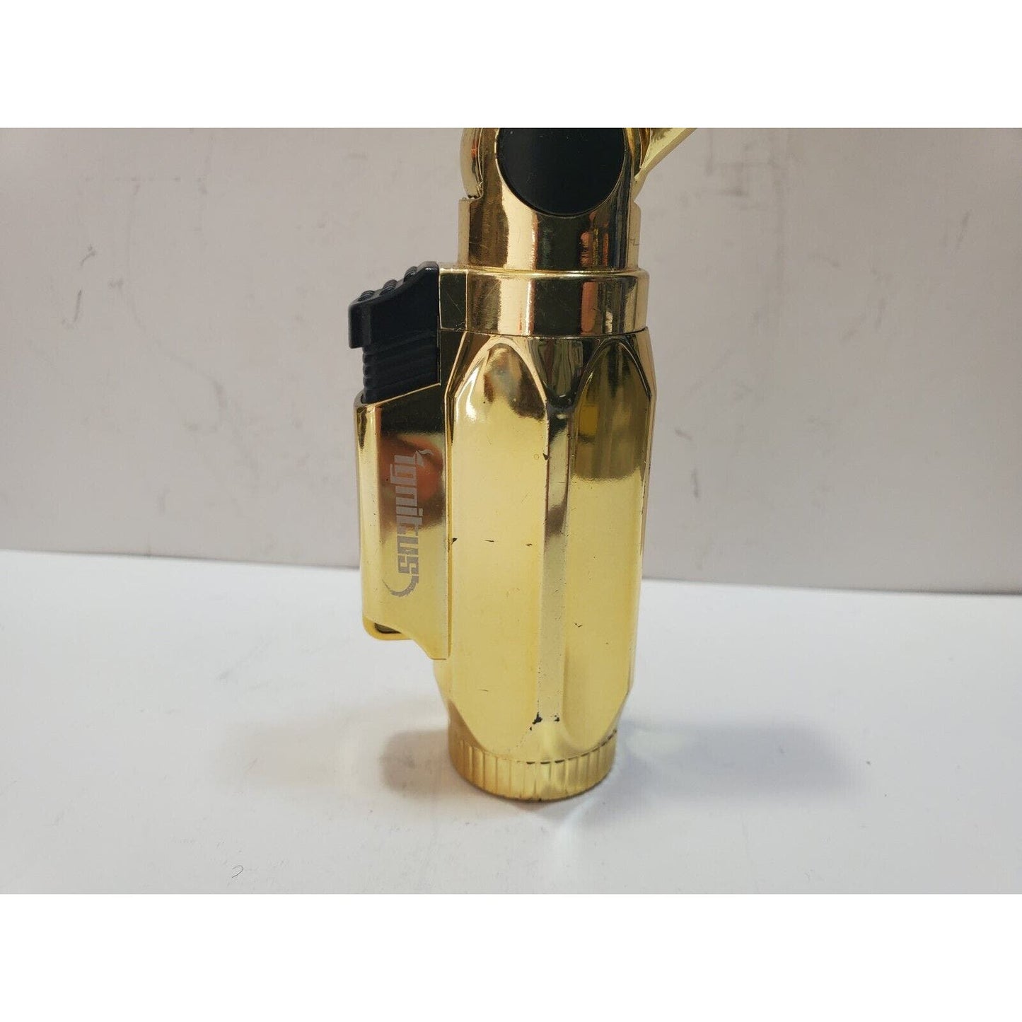 Working Ignitus Magnum Torch Lighter, Gold Tone 6311/35