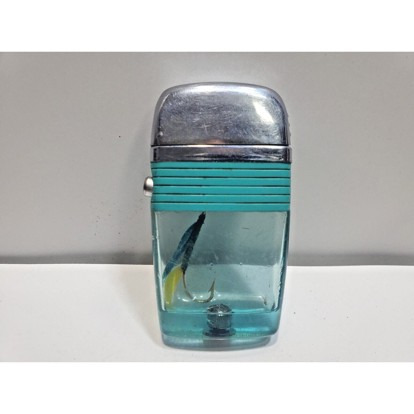 Working Vintage Scripto Vu Lighter Fly Fishing Hook Lure 6535/29