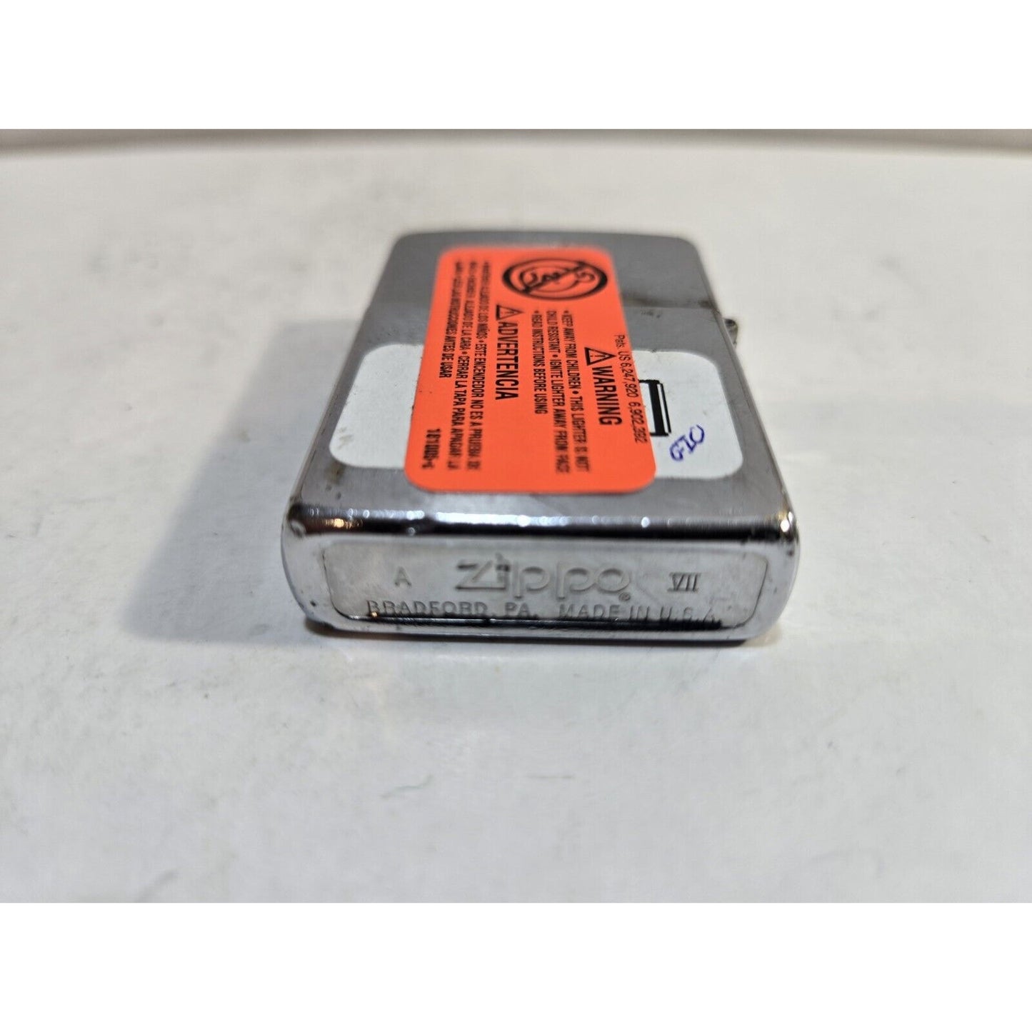 Working VINTAGE 1991 Zippo Chrome 5 Barrel Lighter 7647/33