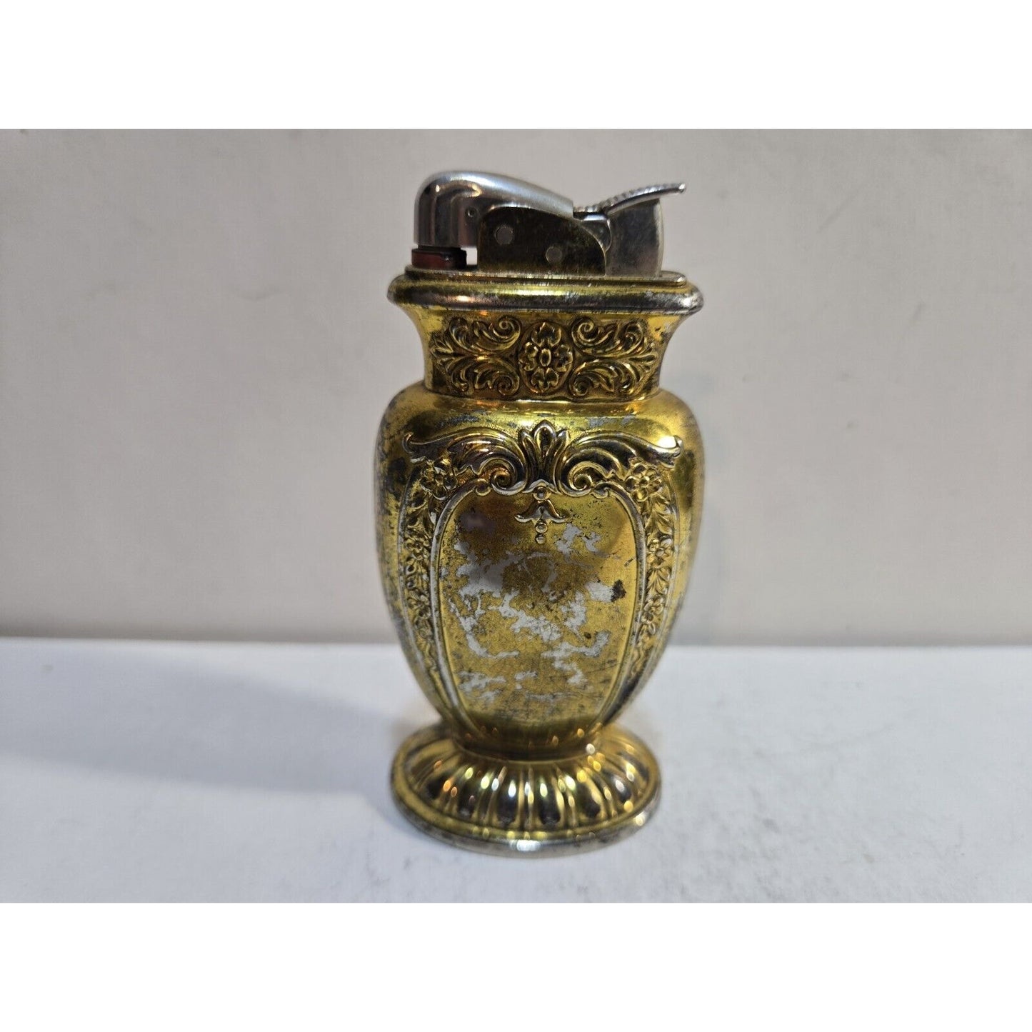 Vintage Working Good Tone EVANS Table Lighter / USA 7680/13