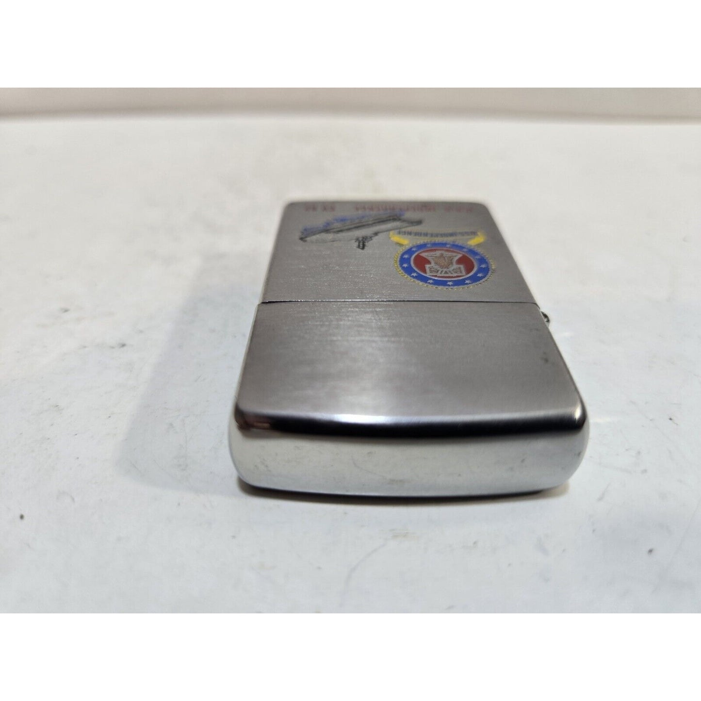 NOS Vintage Zippo Lighter USS INDEPENDENCE CV62 Aircraft Carrier NAVY 7420/33
