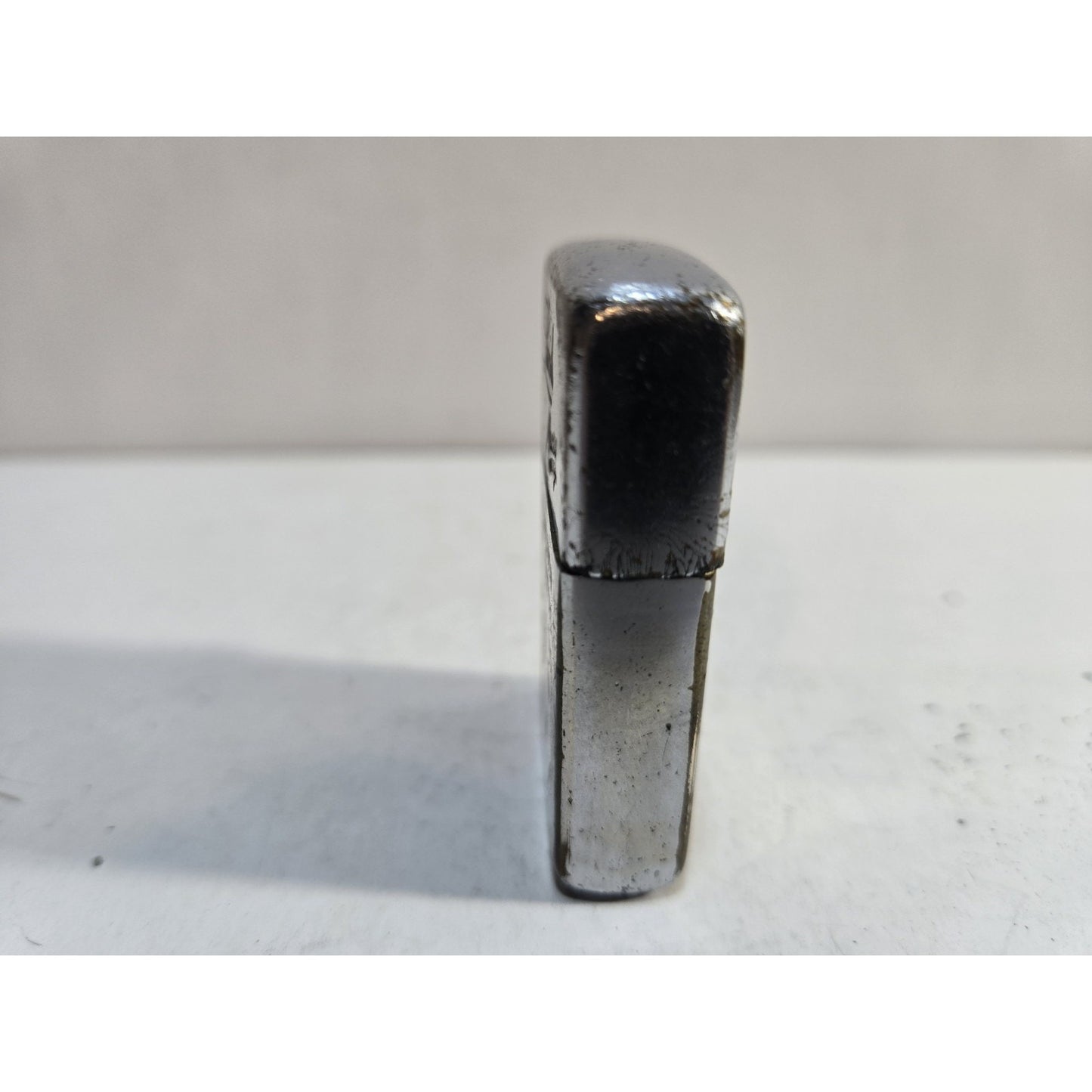 Vintage LINCOLN MERCURY Zippo Lighter Pat # 2032695 3 Barrel Hinge 7845/33