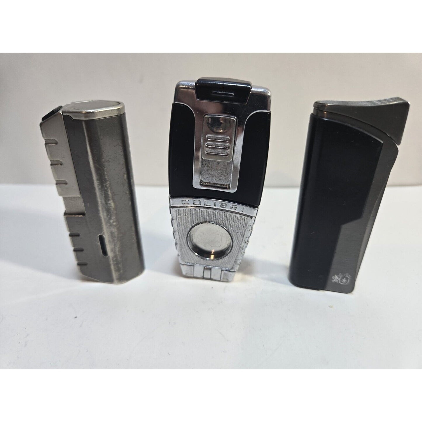 LOT OF 3 VINTAGE COLIBRI + LIGHTERS / NOT WORKING 6853/35