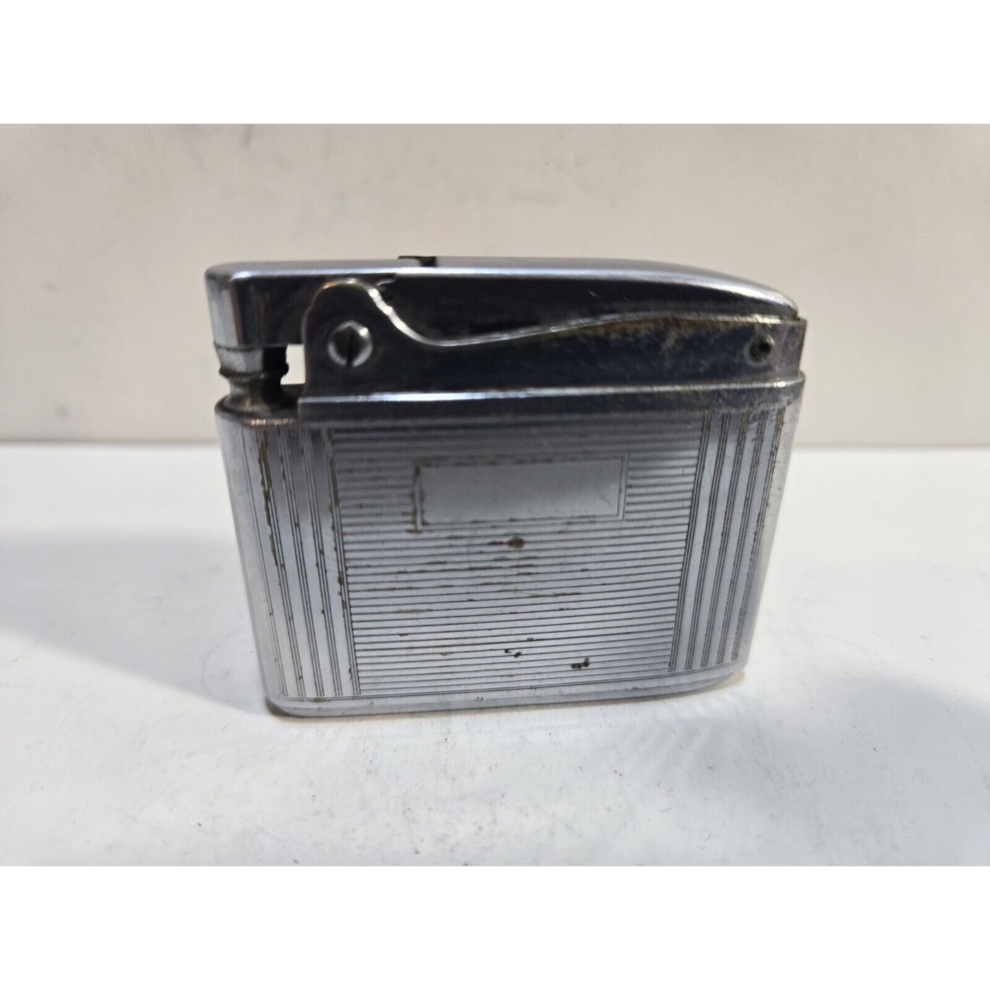 Vintage Working Ronson ADONIS Silver Tone Lighter 6875/26