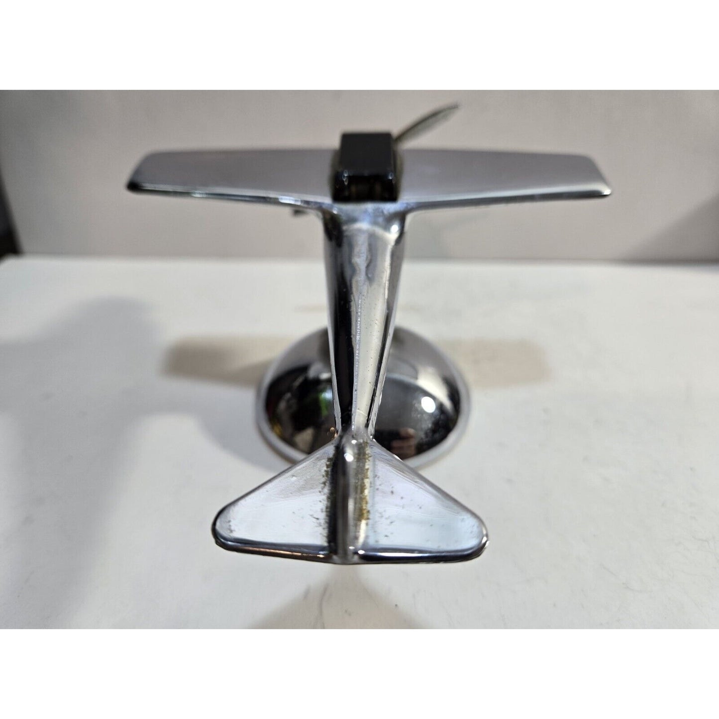 Vintage Working Hamilton Fighter Plane Aircraft Chrome Table Lighter 7080/40