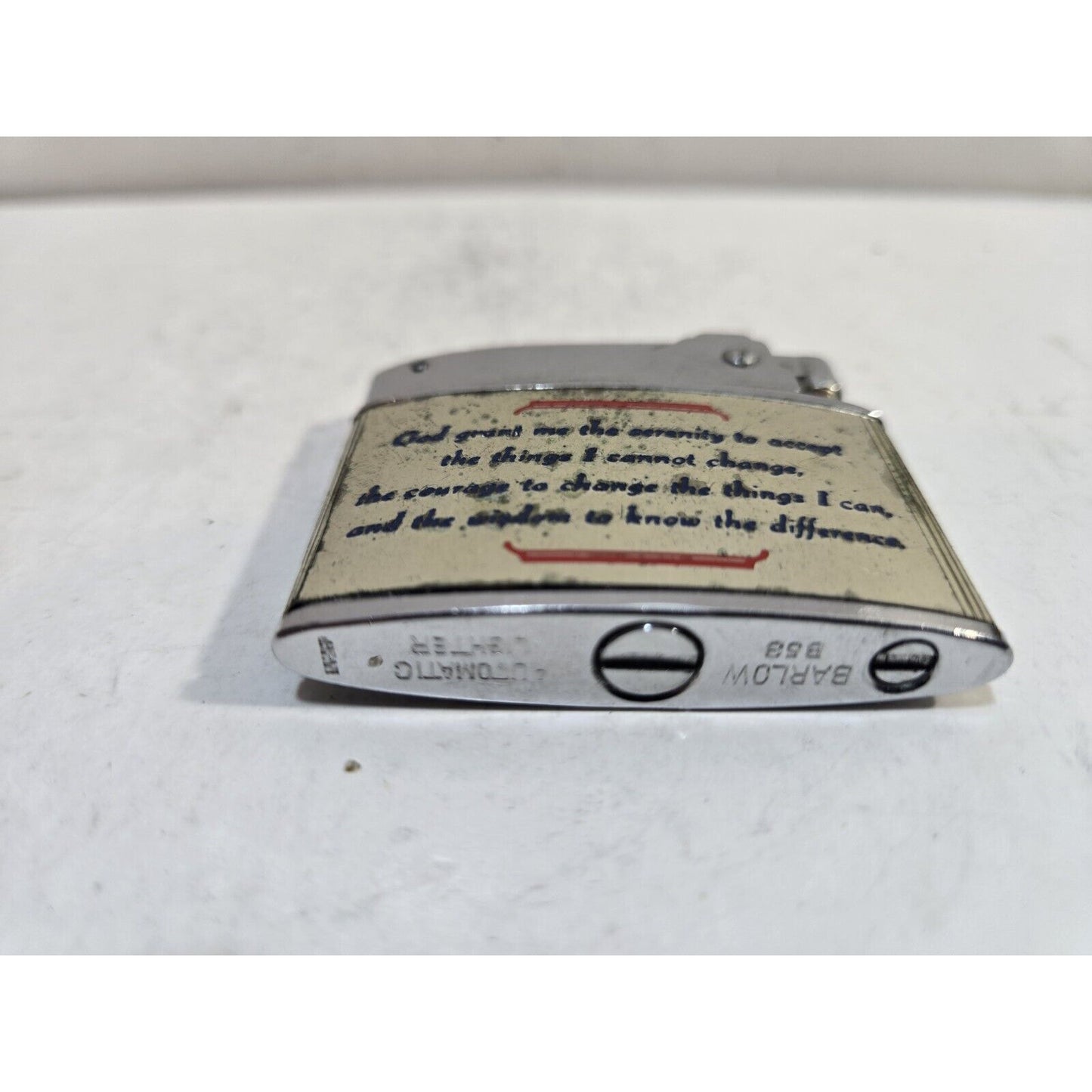 Working Vintage 1950's Barlow B53 Automatic Lighter, Just A Day At The Time