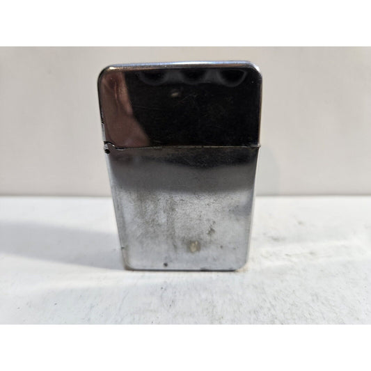 Vintage Working Silver Tone Neff & Co Lighter New York NY WW2 7063/27