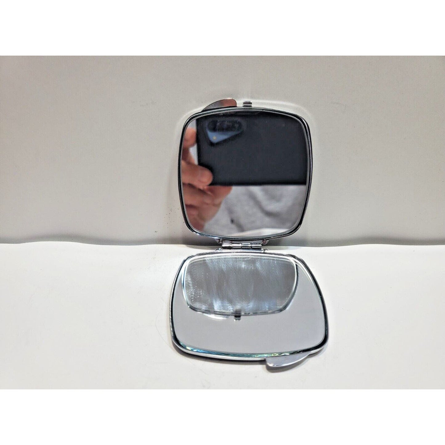 Vintage Pinup Girl Pocket Mirror Case 60's Risque 2 1/2" 6546/3