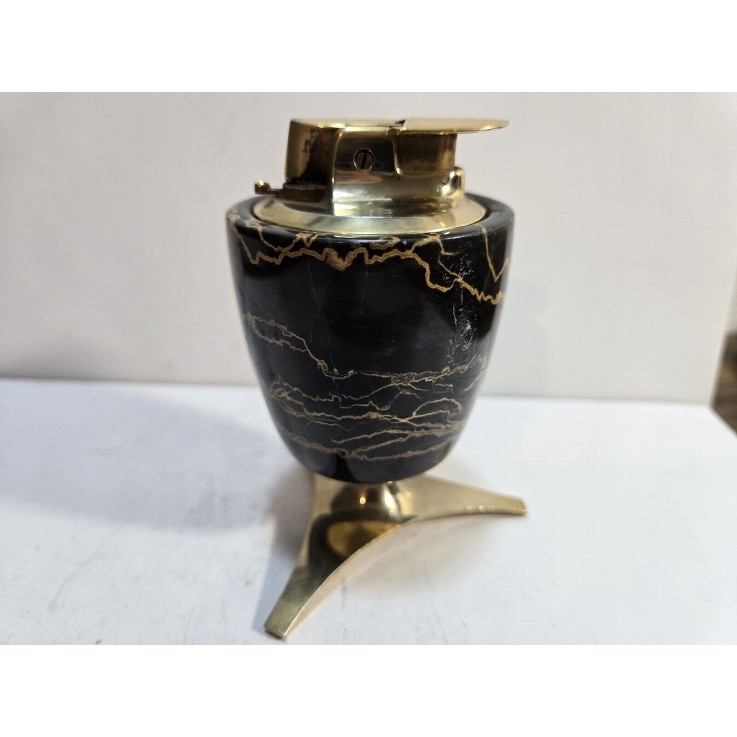 Working Vintage Ronson Marble Table Top Varaflame Valiant 6806/13