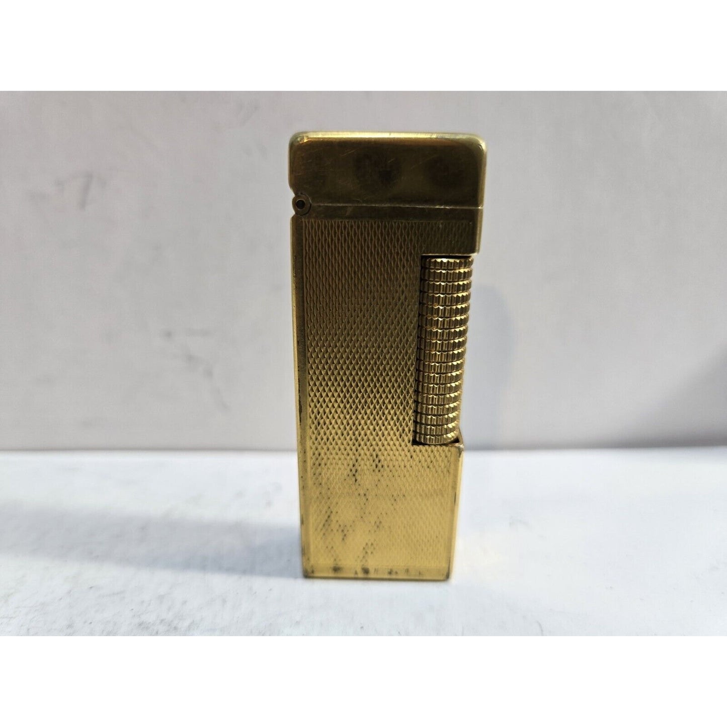 Working Vintage DUNHILL Rollagas Dragon Lighter Gold Tone SWISS MADE 7076/37