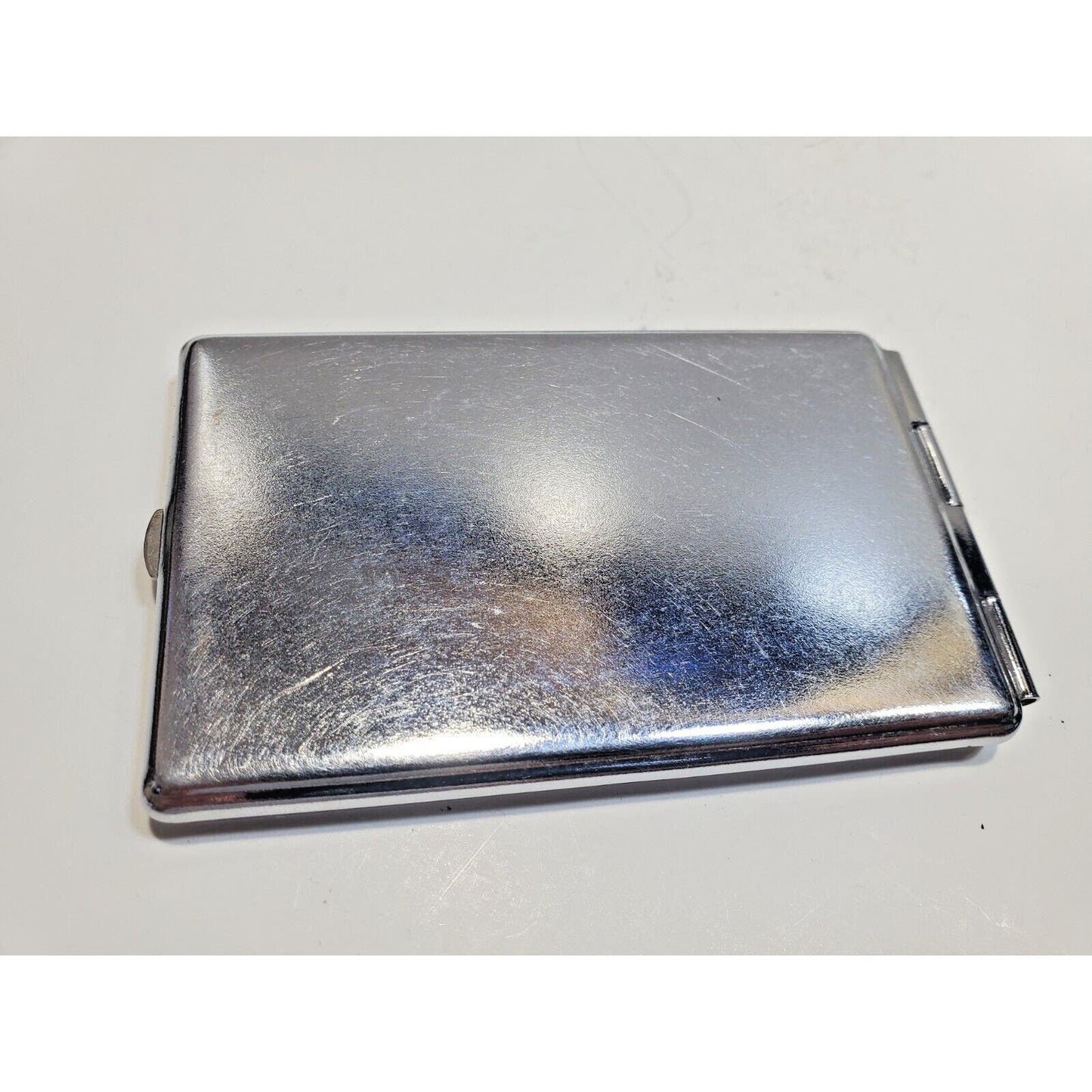 Vintage Pinup Girl Phone Book Mirror Case Risque 4 x 2 1/2" Diamonds 6550/3