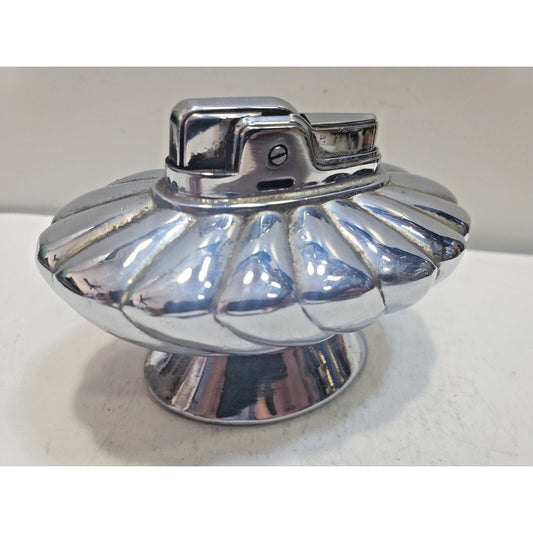Working Ronson Regal Silver Finish Table Lighter Circa 1950 6650/13