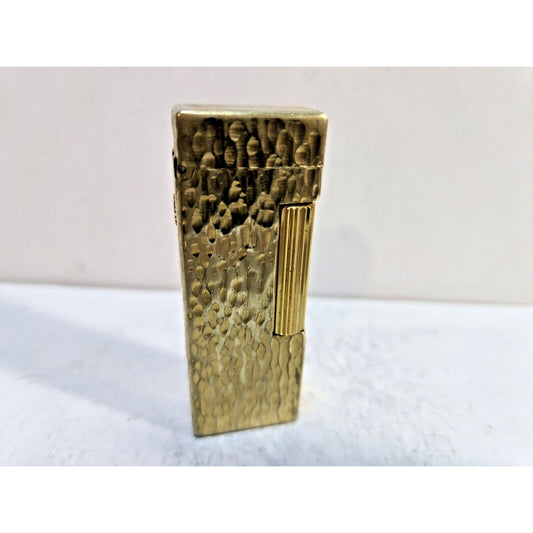 Working Vintage DUNHILL Rollagas Lighter Gold Tone SWISS MADE, 6803/37