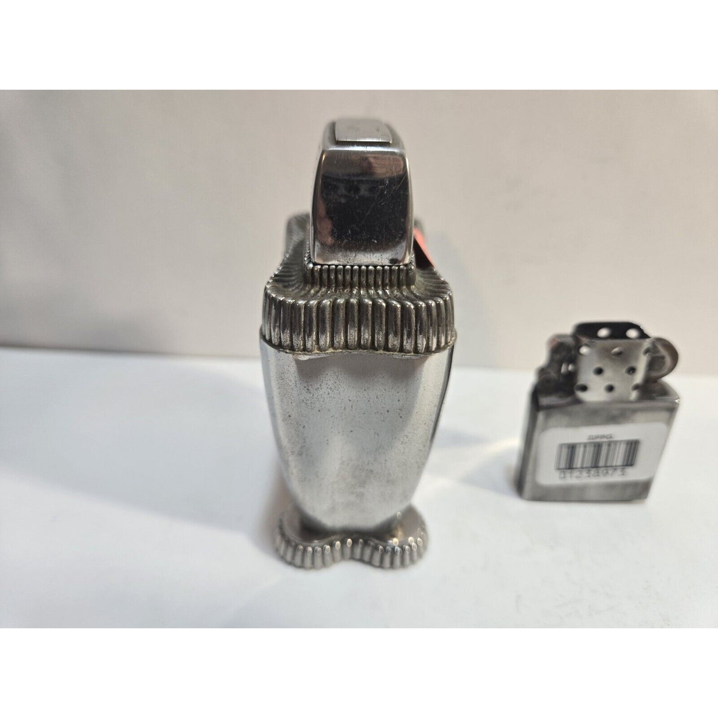 Working VINTAGE ZIPPO LADY BRADFORD Table Lighter Zippo Rebuild 6884/13