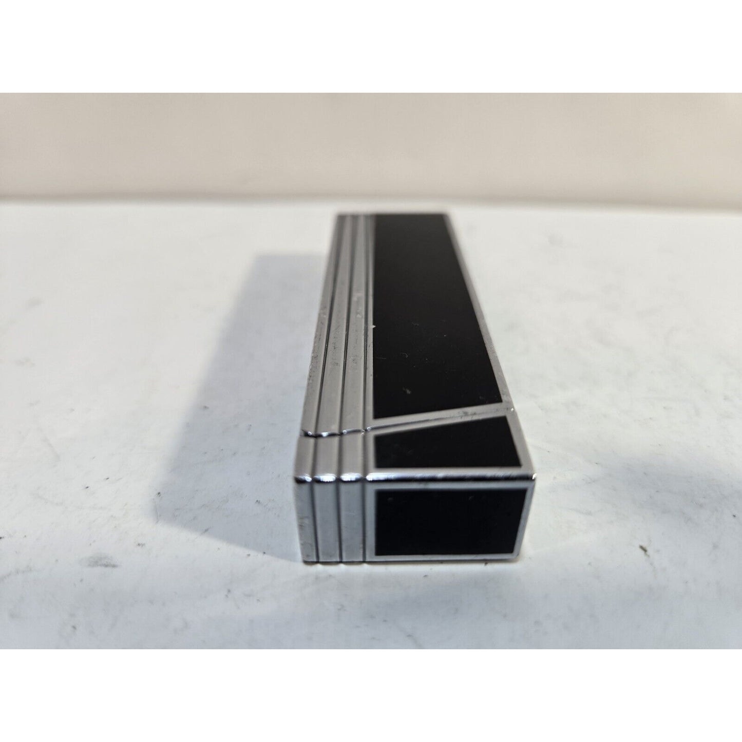 WORKING COLIBRI TORCH Silver & Black Enamel LIGHTER 697436