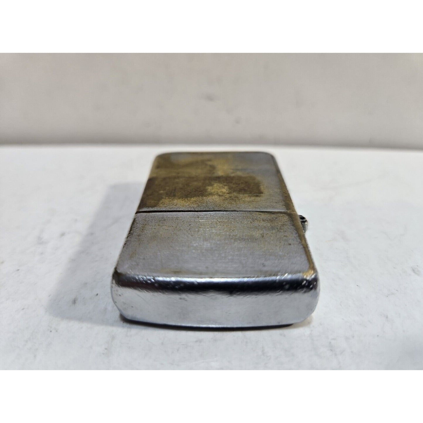 Vintage Zippo Lighter Pat # 2032695 3 Barrel Hinge 7645/33