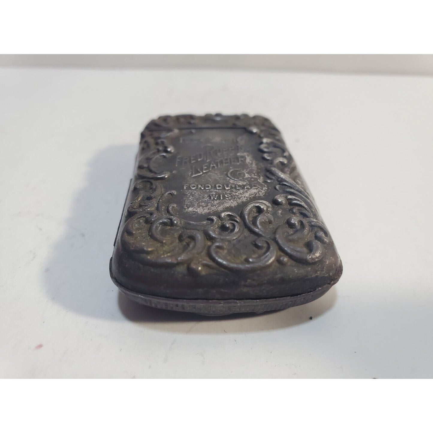 Vintage Winnebago 1904 Ornate Silver Match Safe CASE Vesta Holder 6790/31