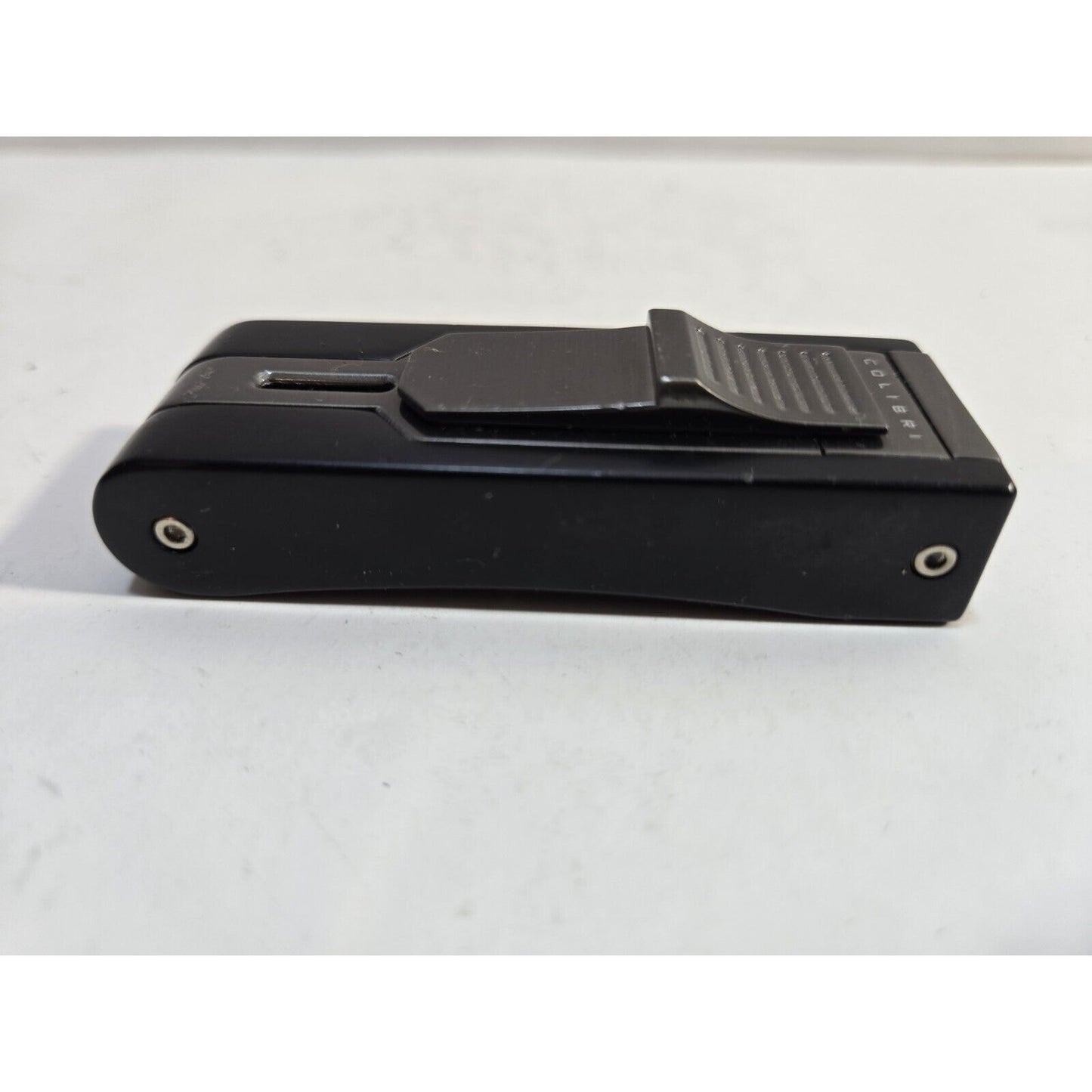 WORKING COLIBRI Dual Flame TORCH Silver, Gray Tone LIGHTER 6940/36