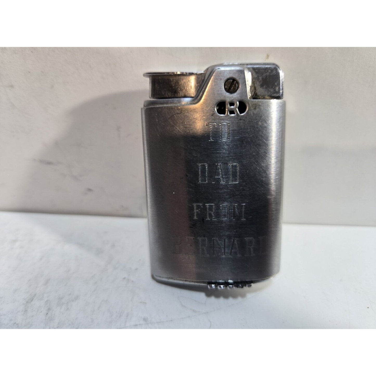 Vintage Working Ronson Capri 1956 Lighter Silver 1640/26