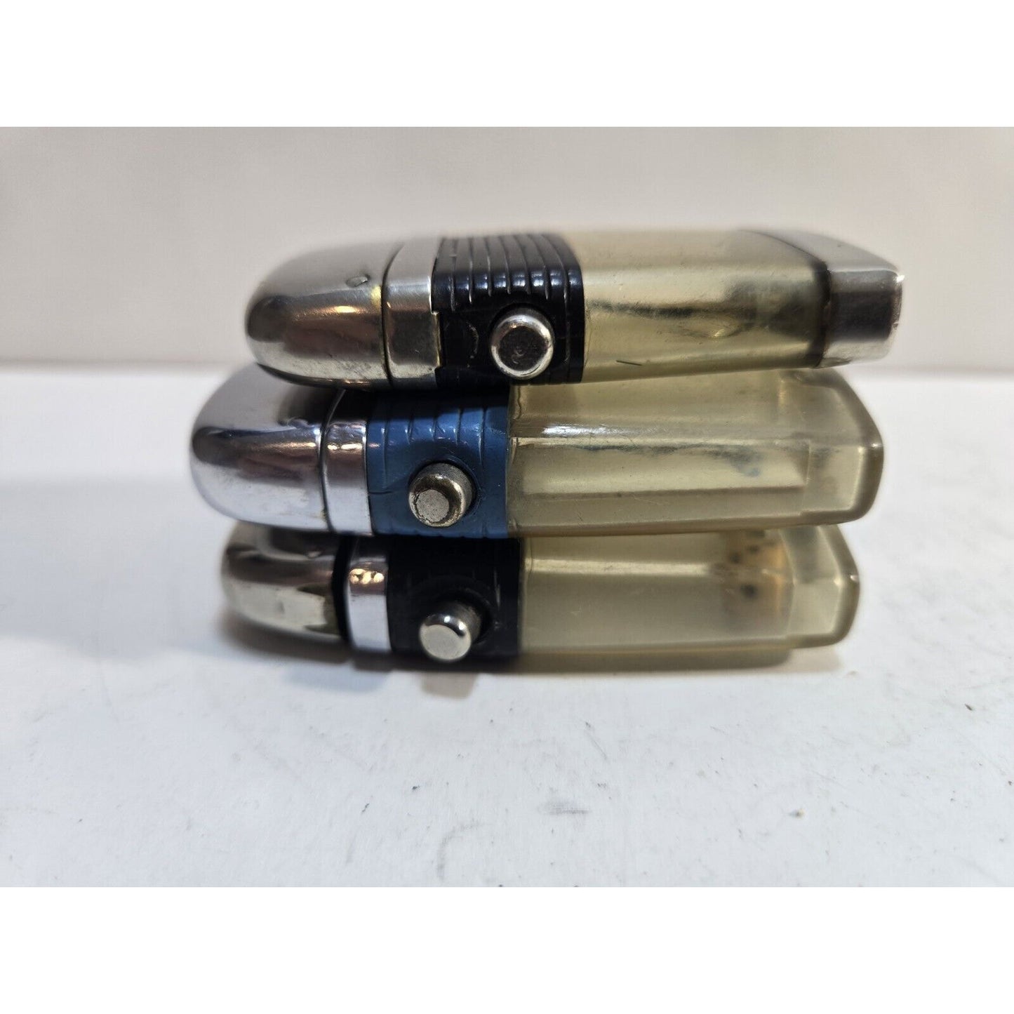 Lot of 3 Scripto VU Vintage Lighters 6989/35