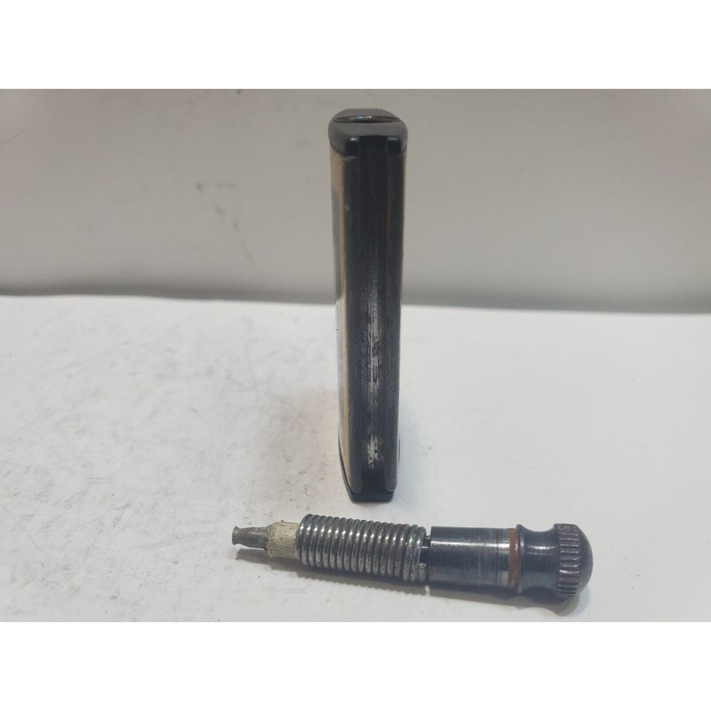 Vintage Match King Gold and Black Art Deco Permanent Match Lighter 6637/31