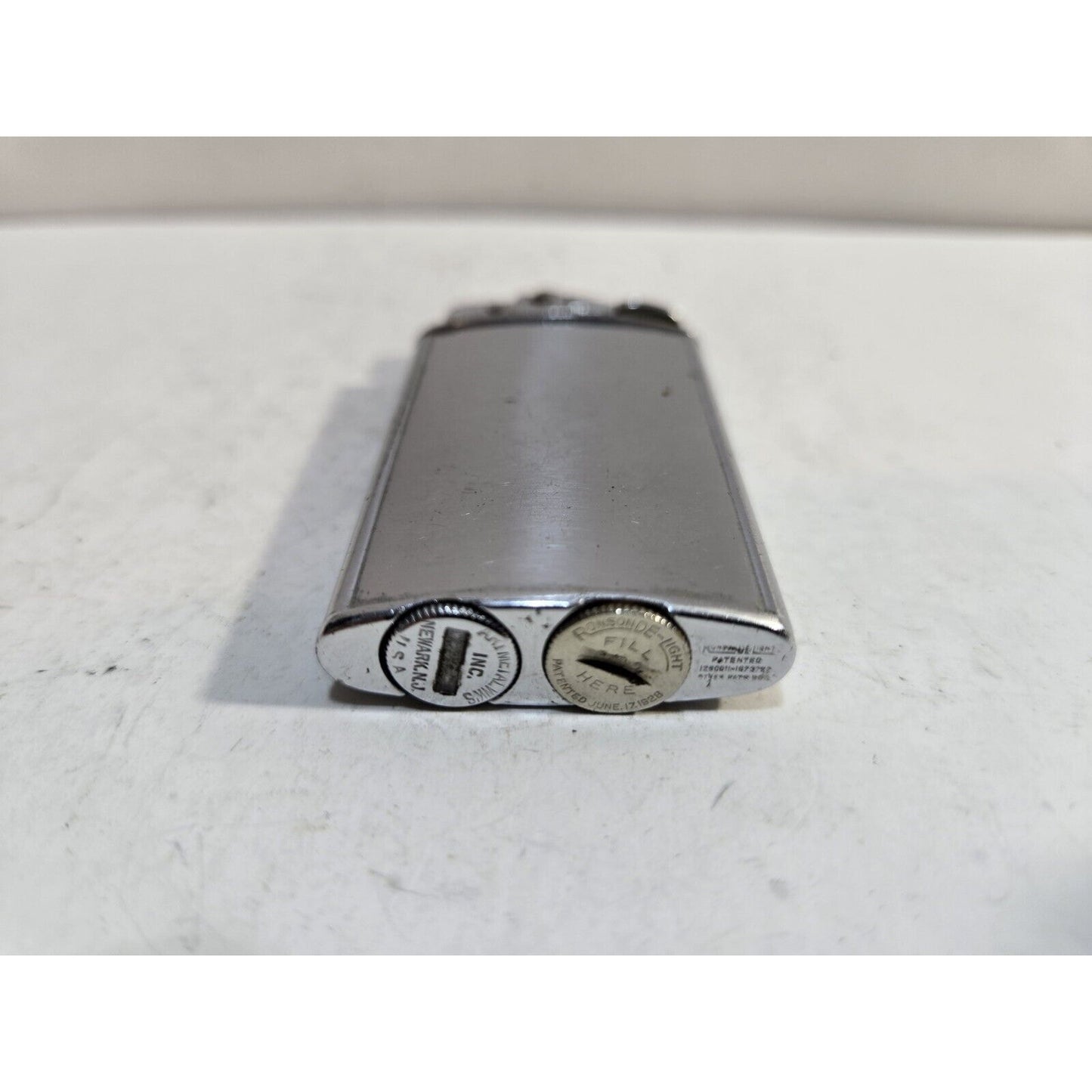 Vintage Ronson De-Light Silver Tone Junior Sport Lighter, Sparks 7234/26