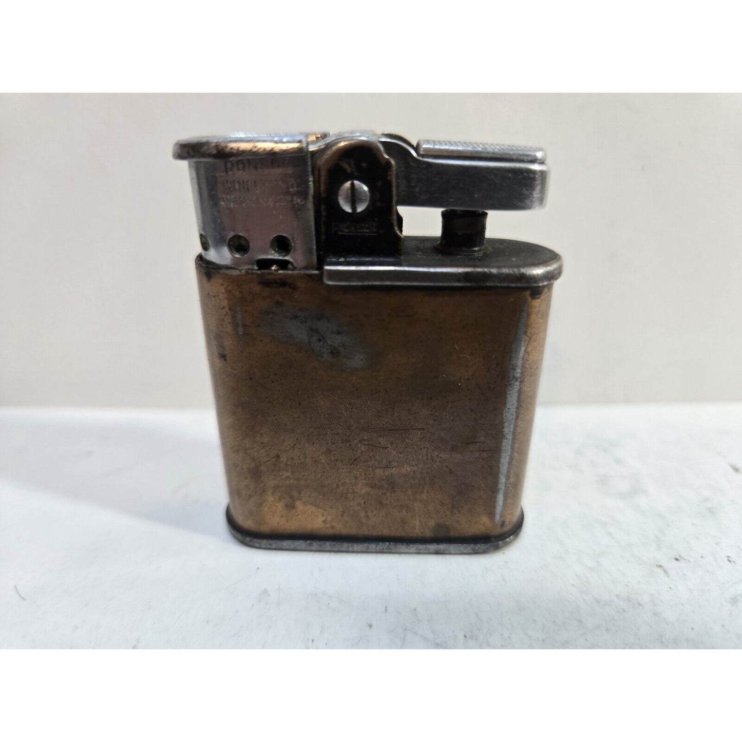 Work WWII VINTAGE BLACK RONSON WHIRLWIND MILITARY LIGHTER, WARTIME 6079 7305/26