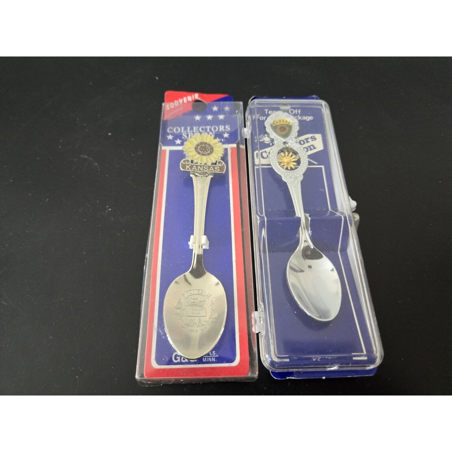 Lot 2 Souvenir Spoons San Diego & Kansas