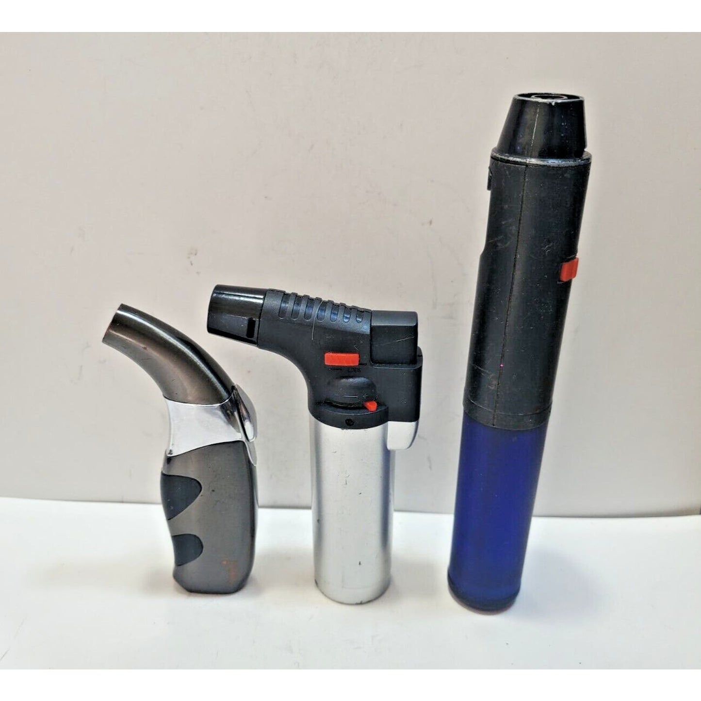 Lot Of 3 Vintage Working Torch Lighters, LOT OF 3 6304/35