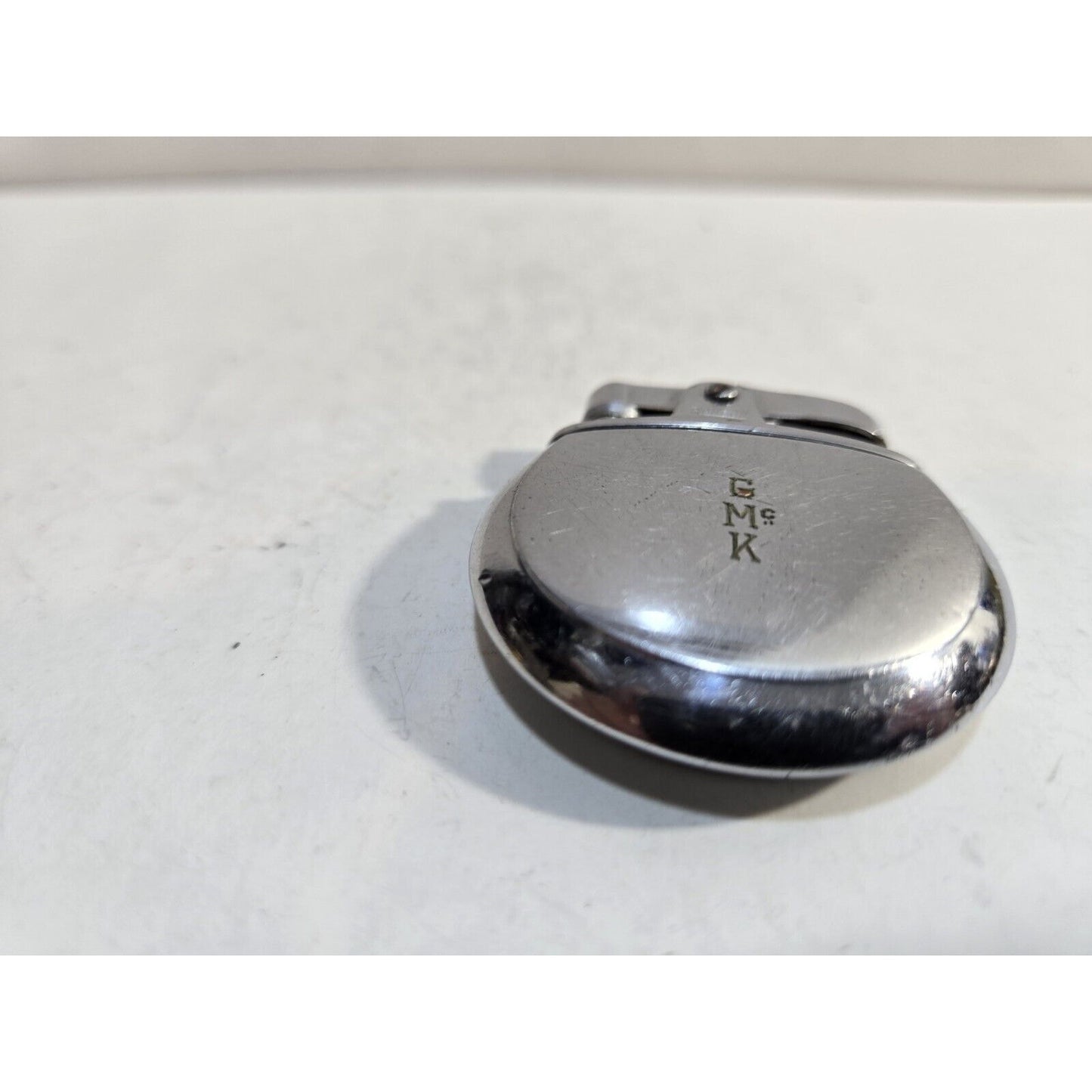 Vintage Working 1930's Ronson Rondette Silver Tone Lighter 7235/26