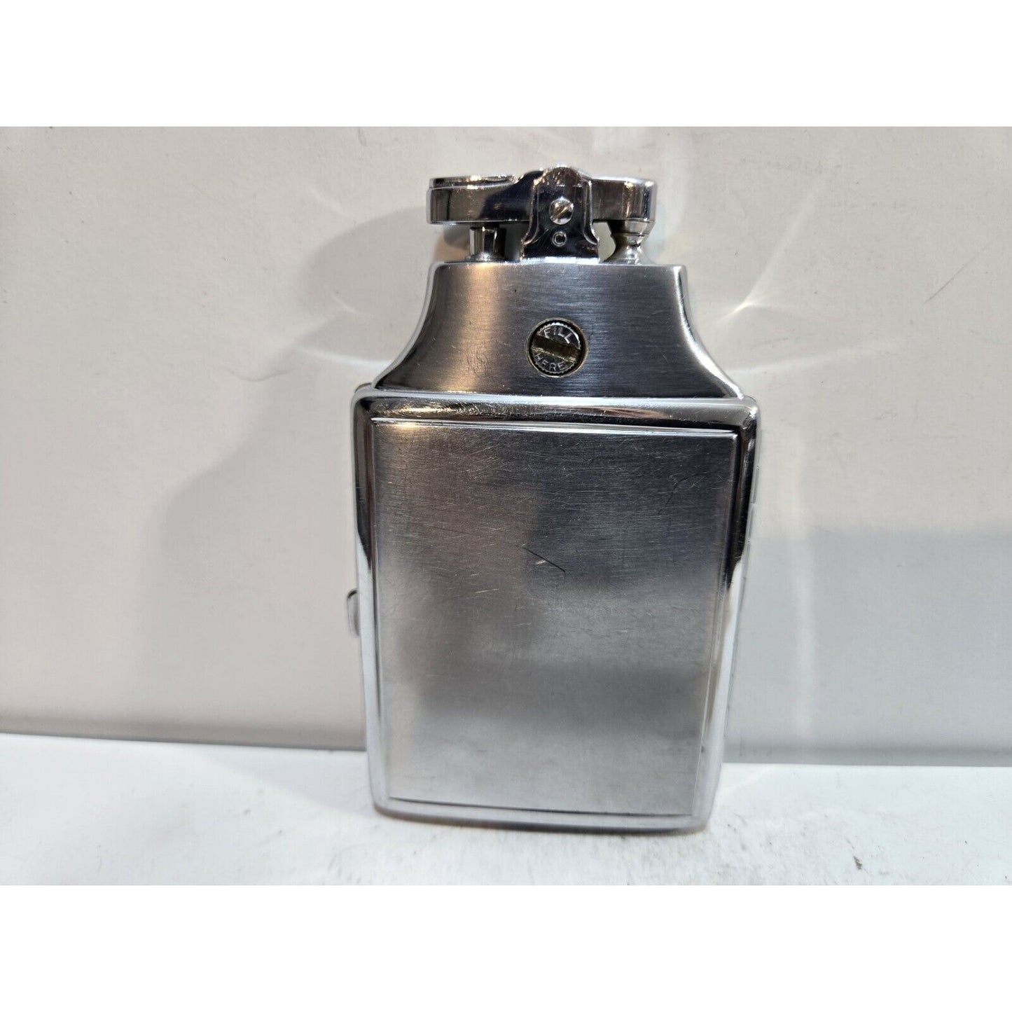 Working Ronson Mastercase Silver Tone Cigarette Case Lighter 7399/14