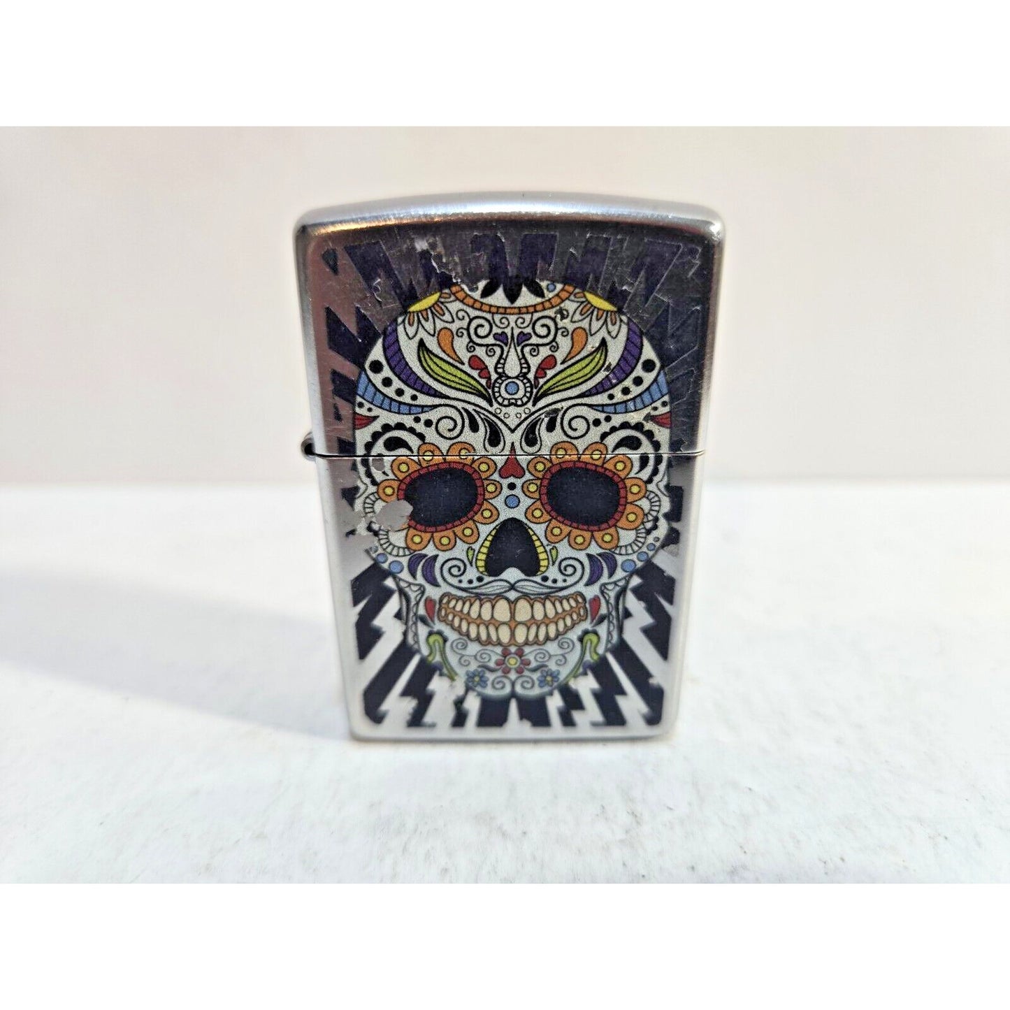 Zippo Genuine Windproof Lighter Sugar Skull Multi Color 7310/33