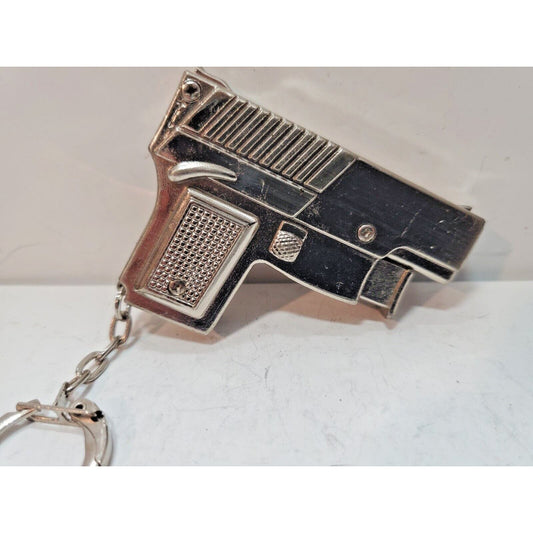 Vintage Working BUTANE Lighter 2 1/2" Keychain Fob 6266/28