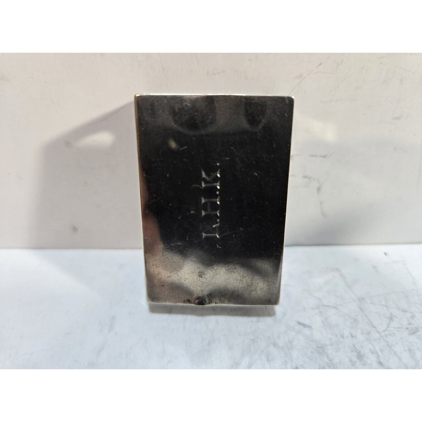 WEBSTER STERLING SILVER MATCHBOX MATCH BOX SAFE HOLDER CASE 6802/3