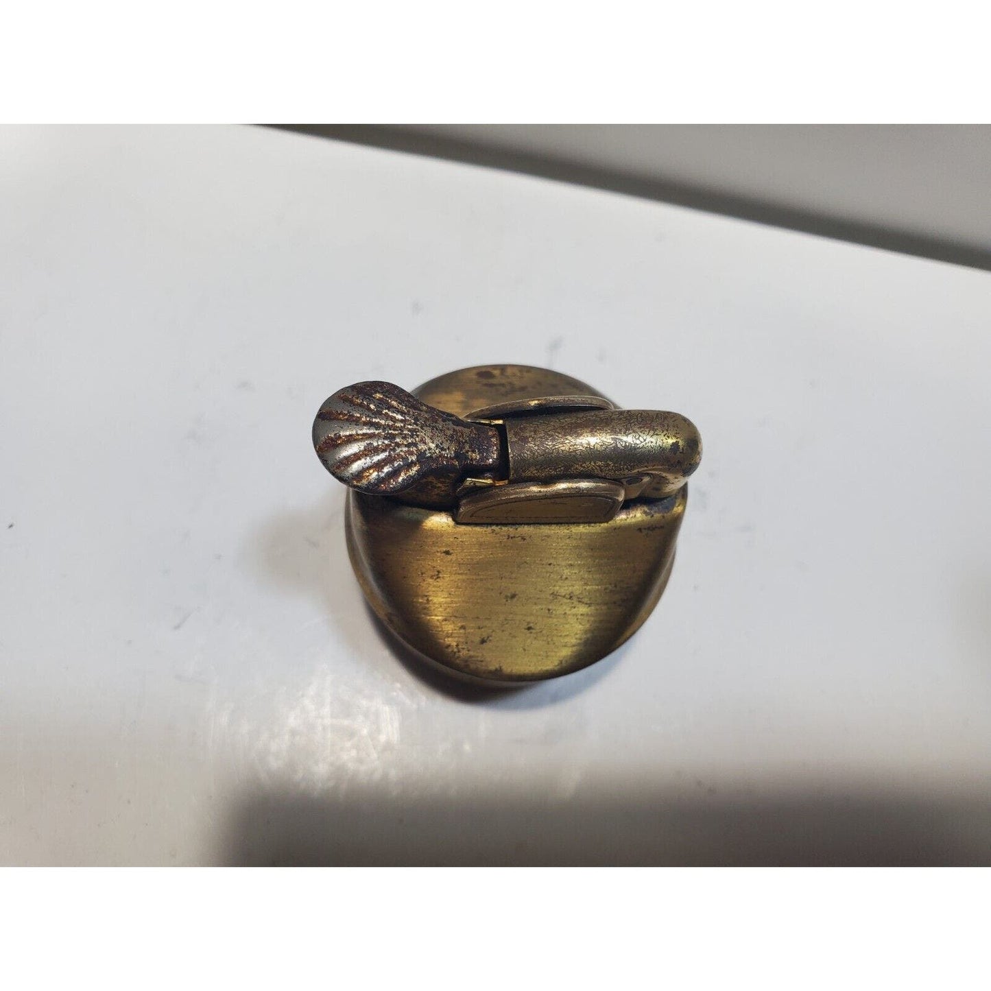 Vintage Working EVANS Brass Table Lighter INSERT Fits 1 1/2" Round Base 6681/22