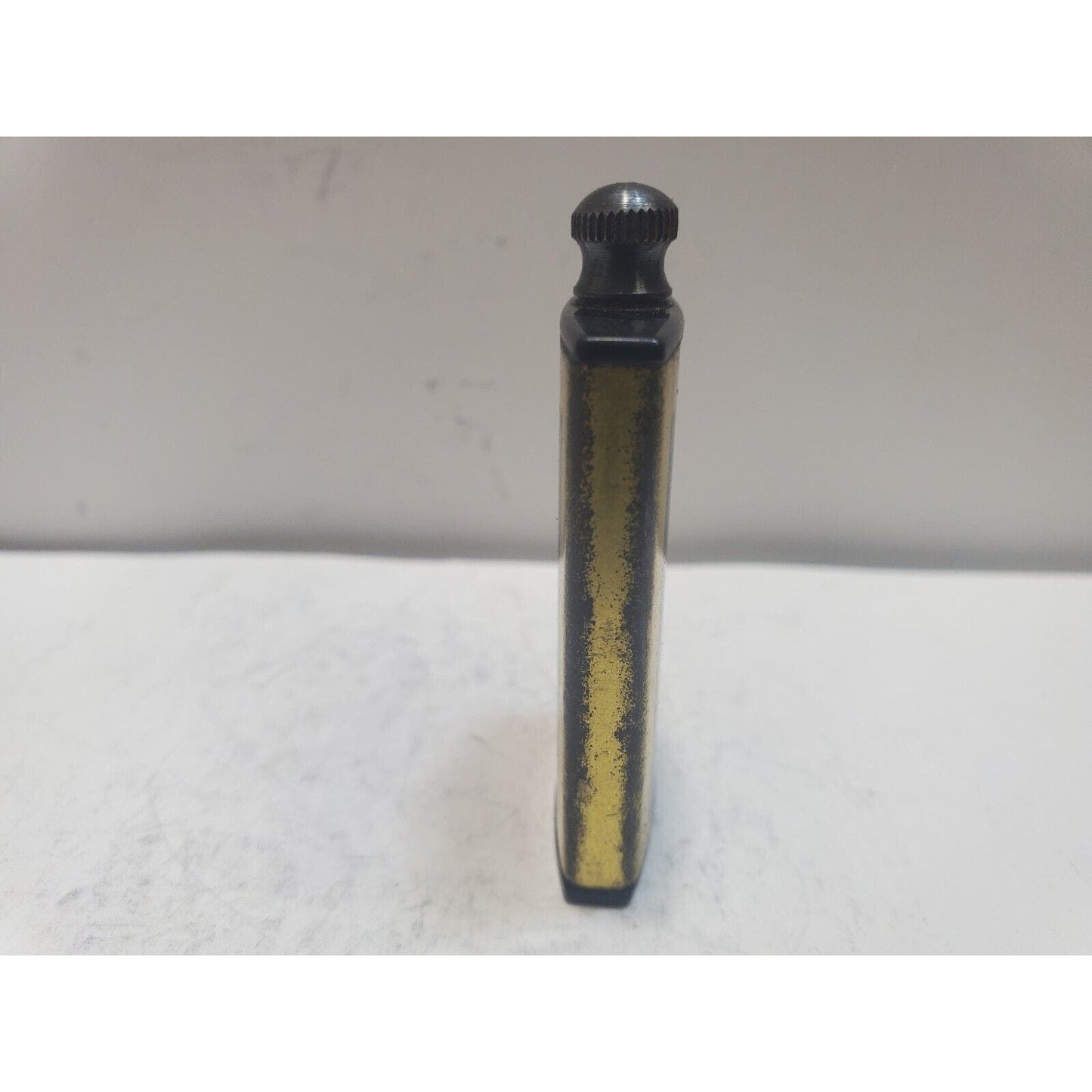 Vintage Match King Gold and Black Art Deco Permanent Match Lighter 6637/31