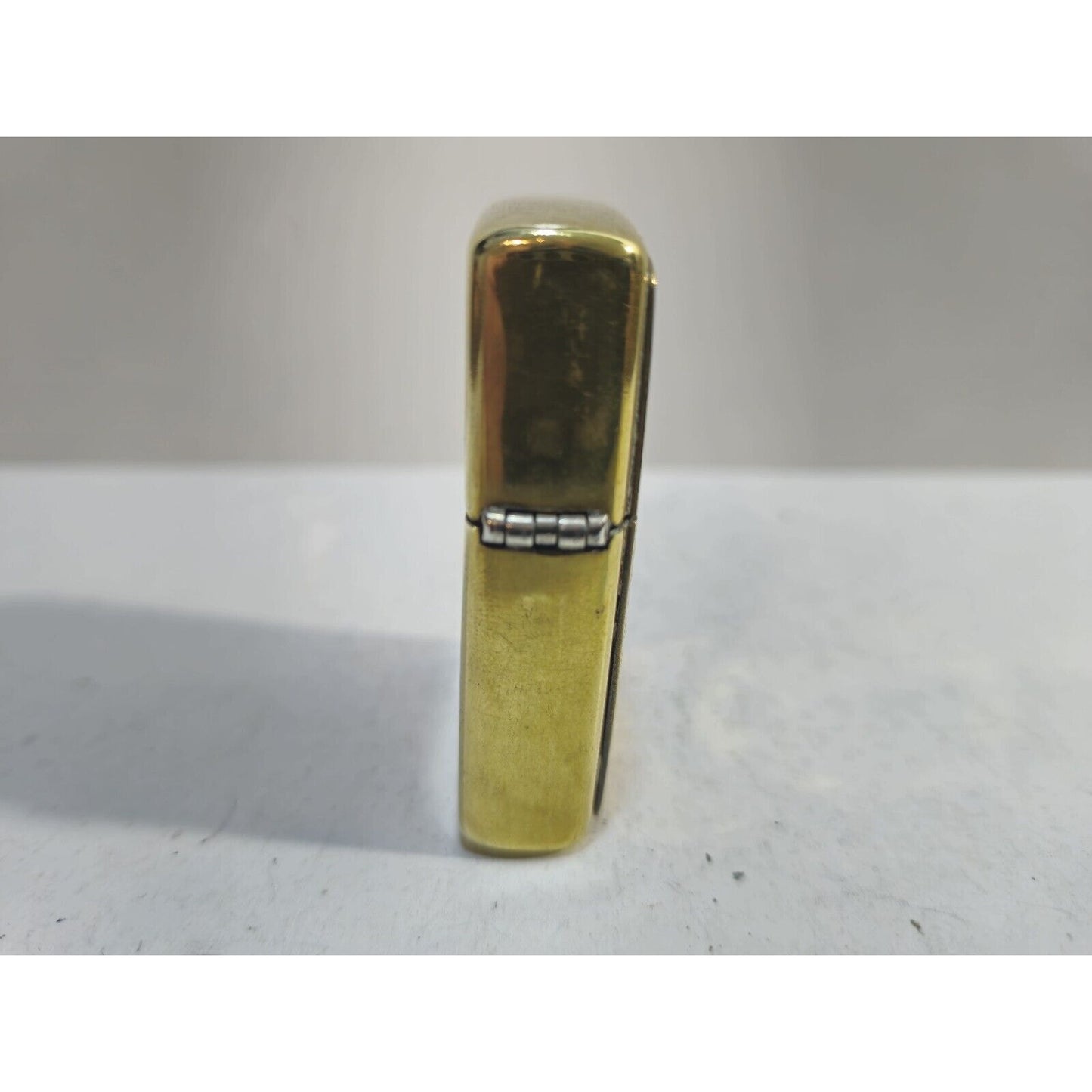 Vintage Working Indian Chief Tomahawk Emblem Brass Zippo Lighter 7185/33