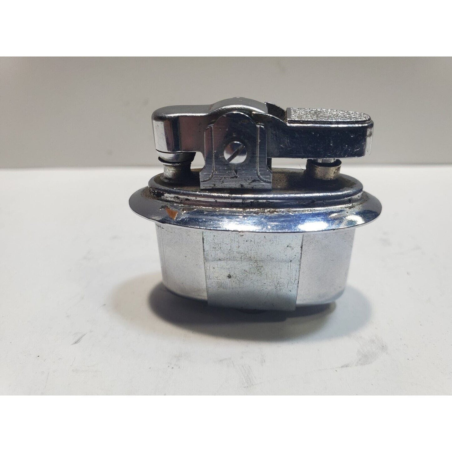 Vintage Working Table Lighter Silver INSERT Fits 37 x 16mm Oval Base 6692/22