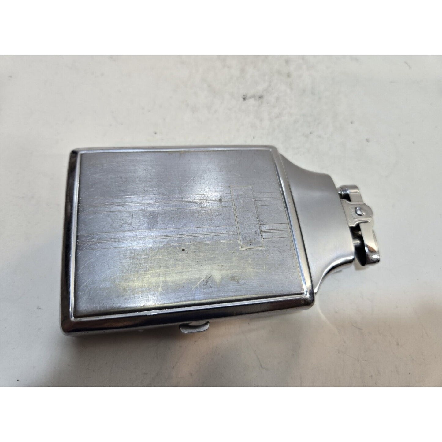 Working Ronson Mastercase Silver Tone Cigarette Case Lighter 7399/14