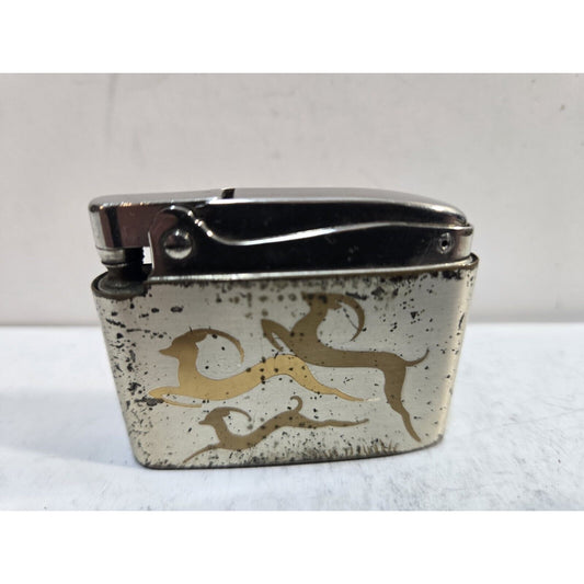 Vintage Working Silver Tone Lighter Elgin American / Ronson 7706/32