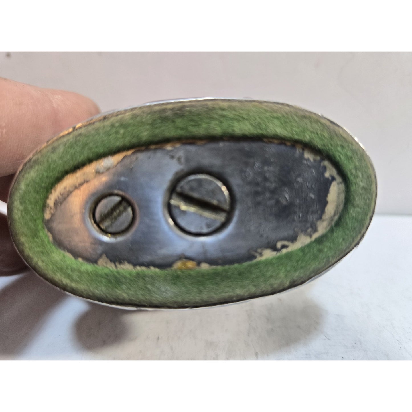 Working 1950's Ronson Silver Plated Melrose USA Made Floral Design Lighter.