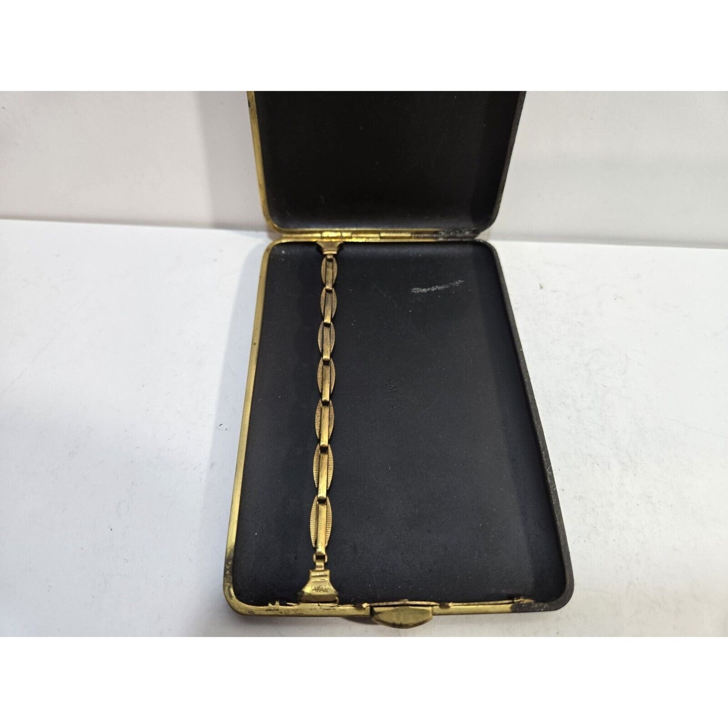 Dragon ANTIQUE Japan Komai Damascene K24 GOLD, SILVER Cigarette Case 7303/2